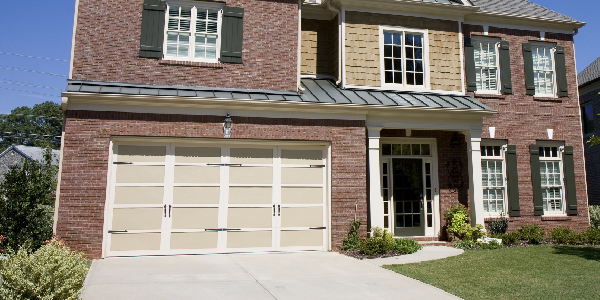 Steel garage door